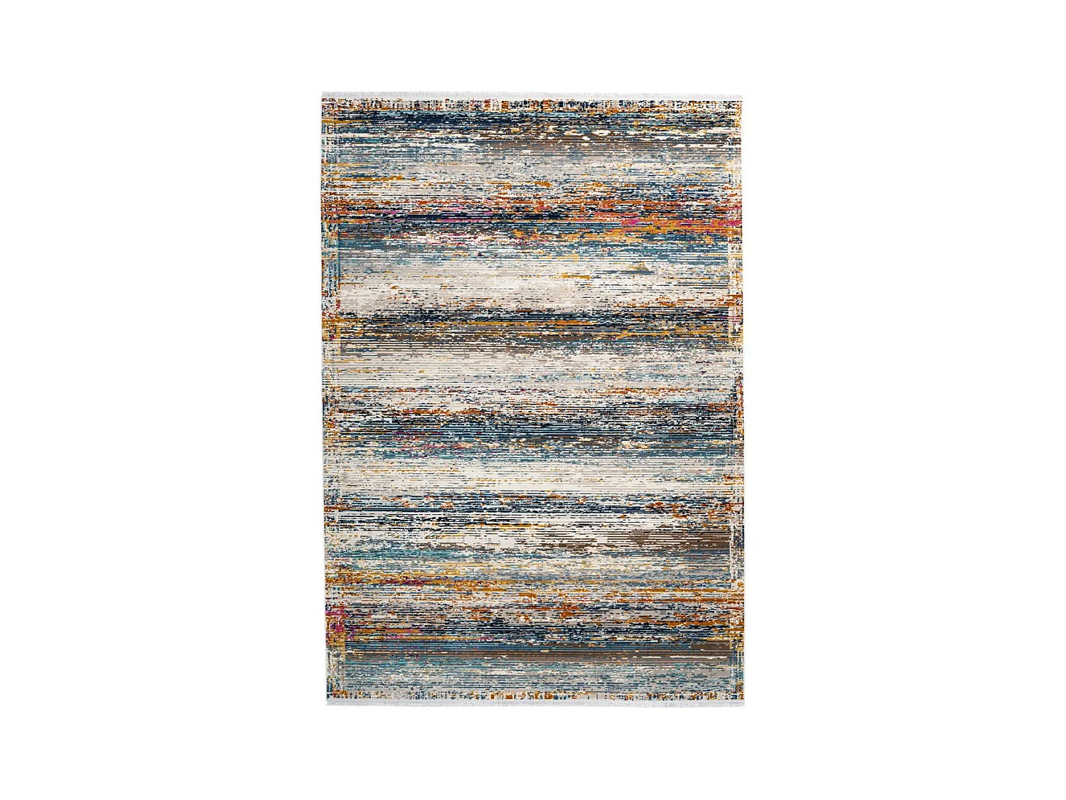 Tapis à Rayures Colorées "Anouk" Multicolore 120 x 170 cm