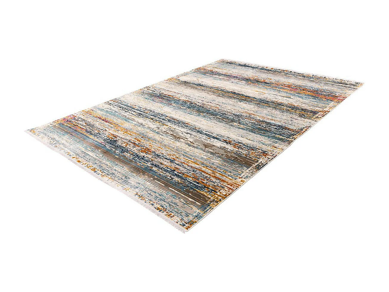 Tapis à Rayures Colorées "Anouk" Multicolore 120 x 170 cm