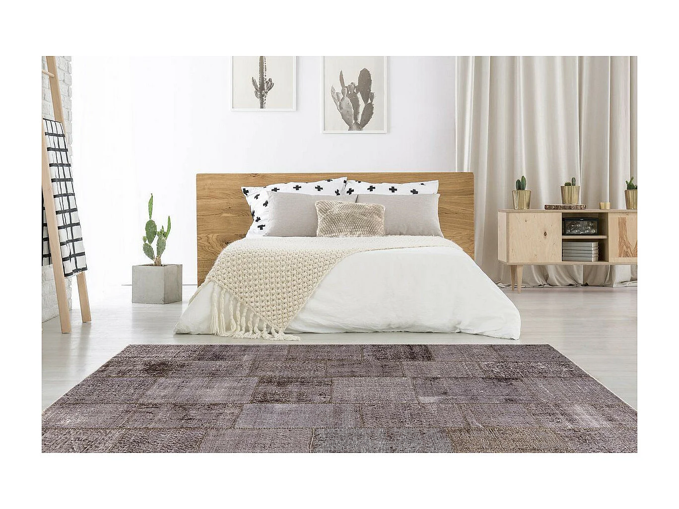 Tapis Tissé à la Main "Piedmont" Anthracite 80 x 150 cm