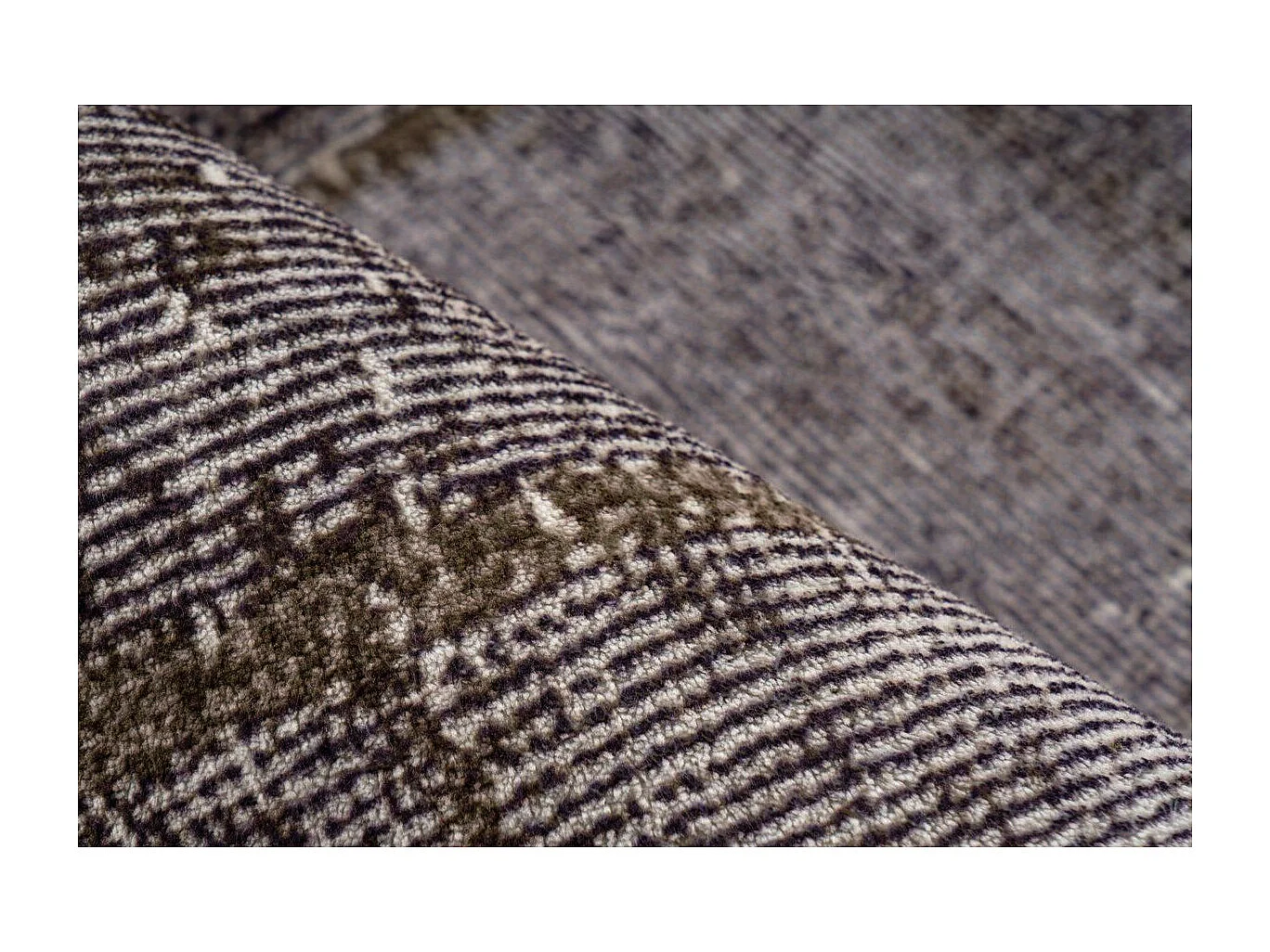 Tapis Tissé à la Main "Piedmont" Anthracite 80 x 150 cm