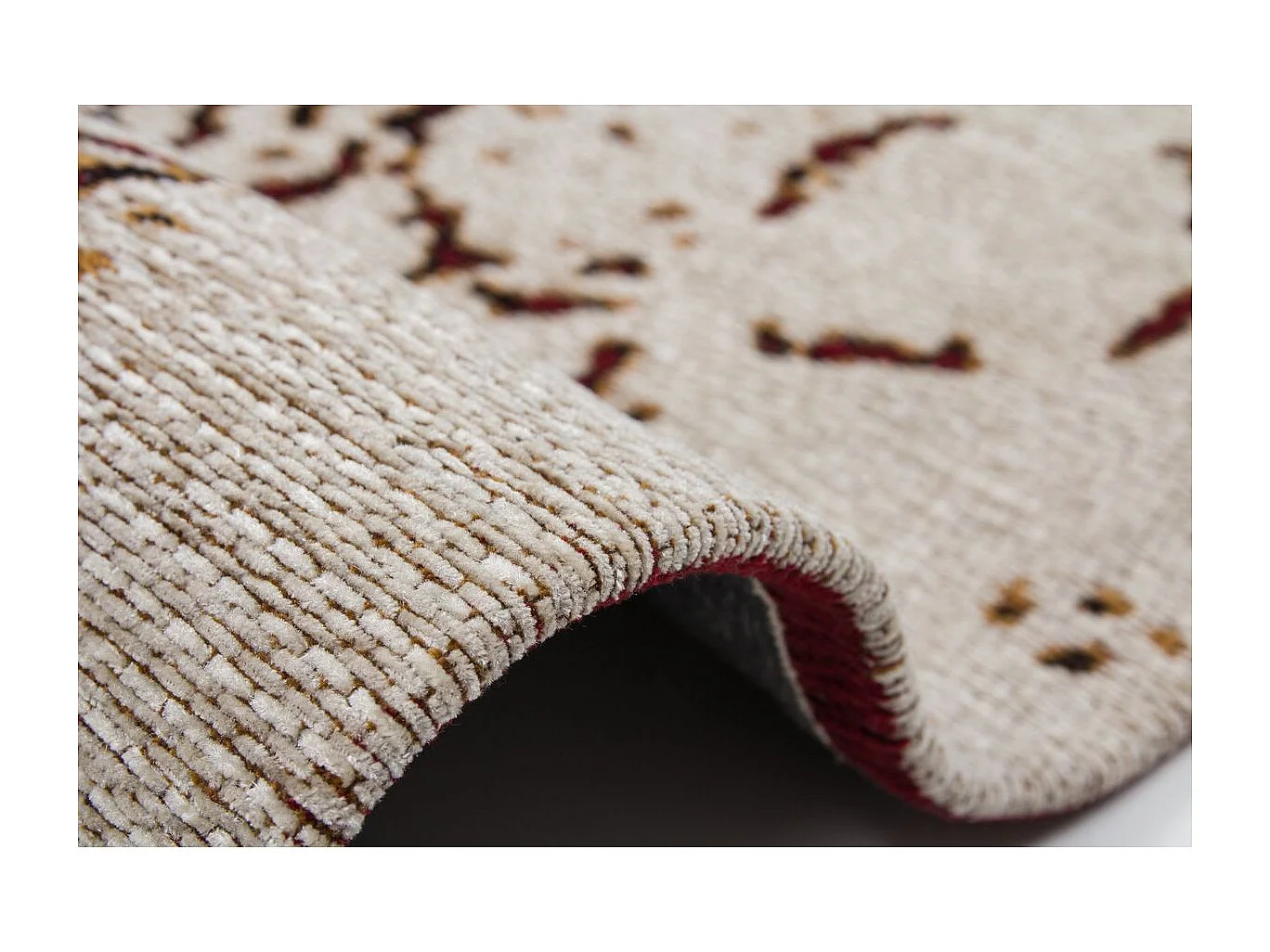 Tapis à Poils Courts Fait Main "Ballerina" Orange 120 x 170 cm