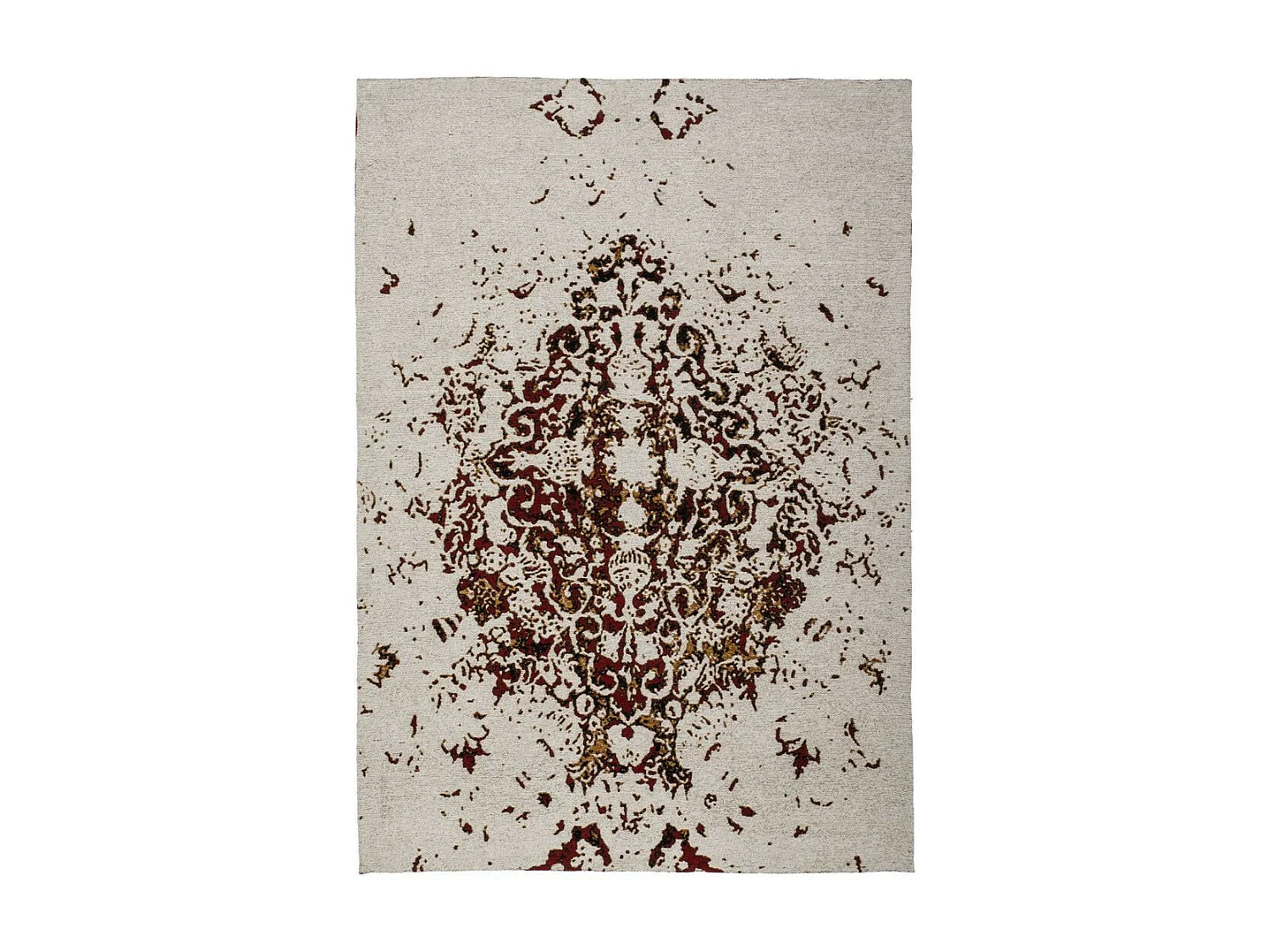 Tapis à Poils Courts Fait Main "Ballerina" Orange 120 x 170 cm