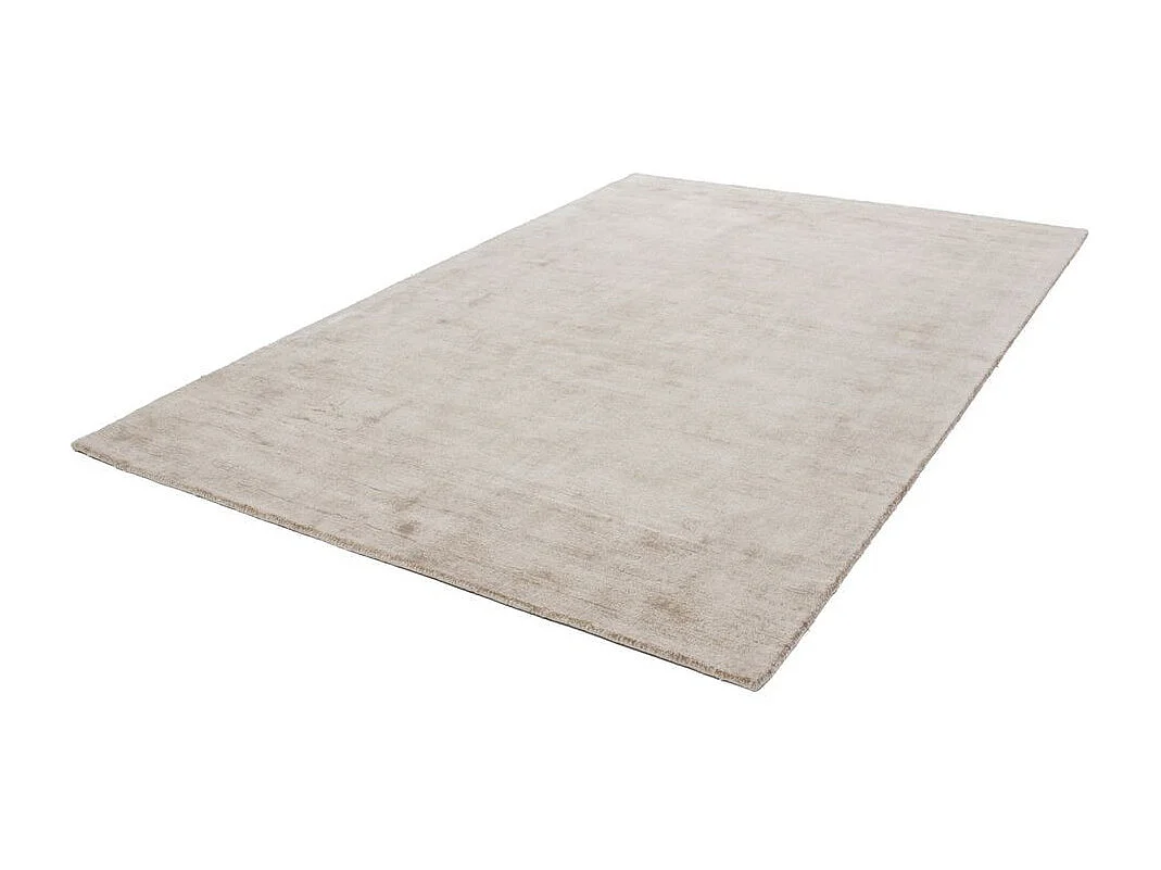 Tapis à Poils Courts Fait Main "Luxury I" Ivoire 160 x 230 cm