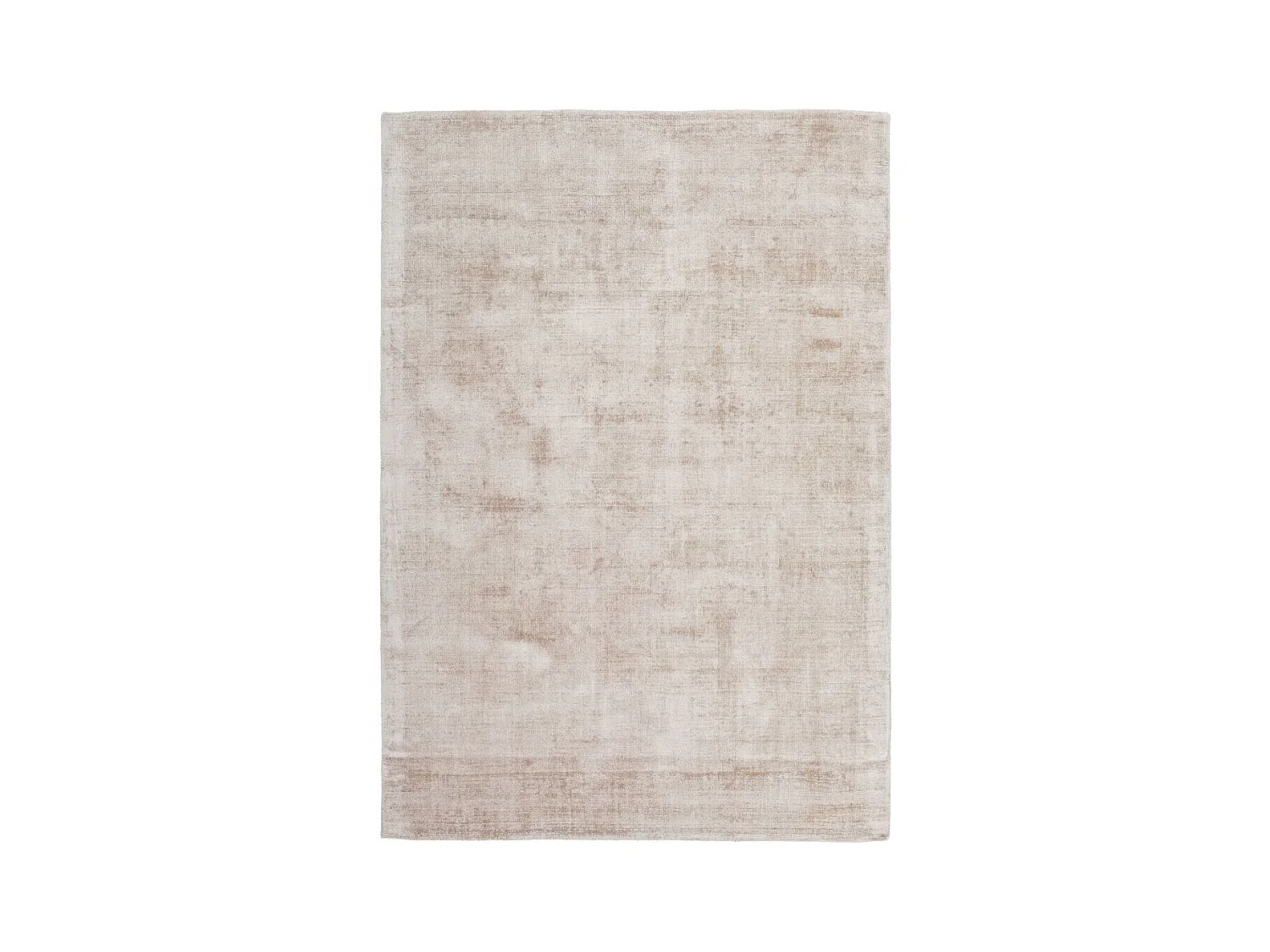 Tapis à Poils Courts Fait Main "Luxury I" Ivoire 160 x 230 cm