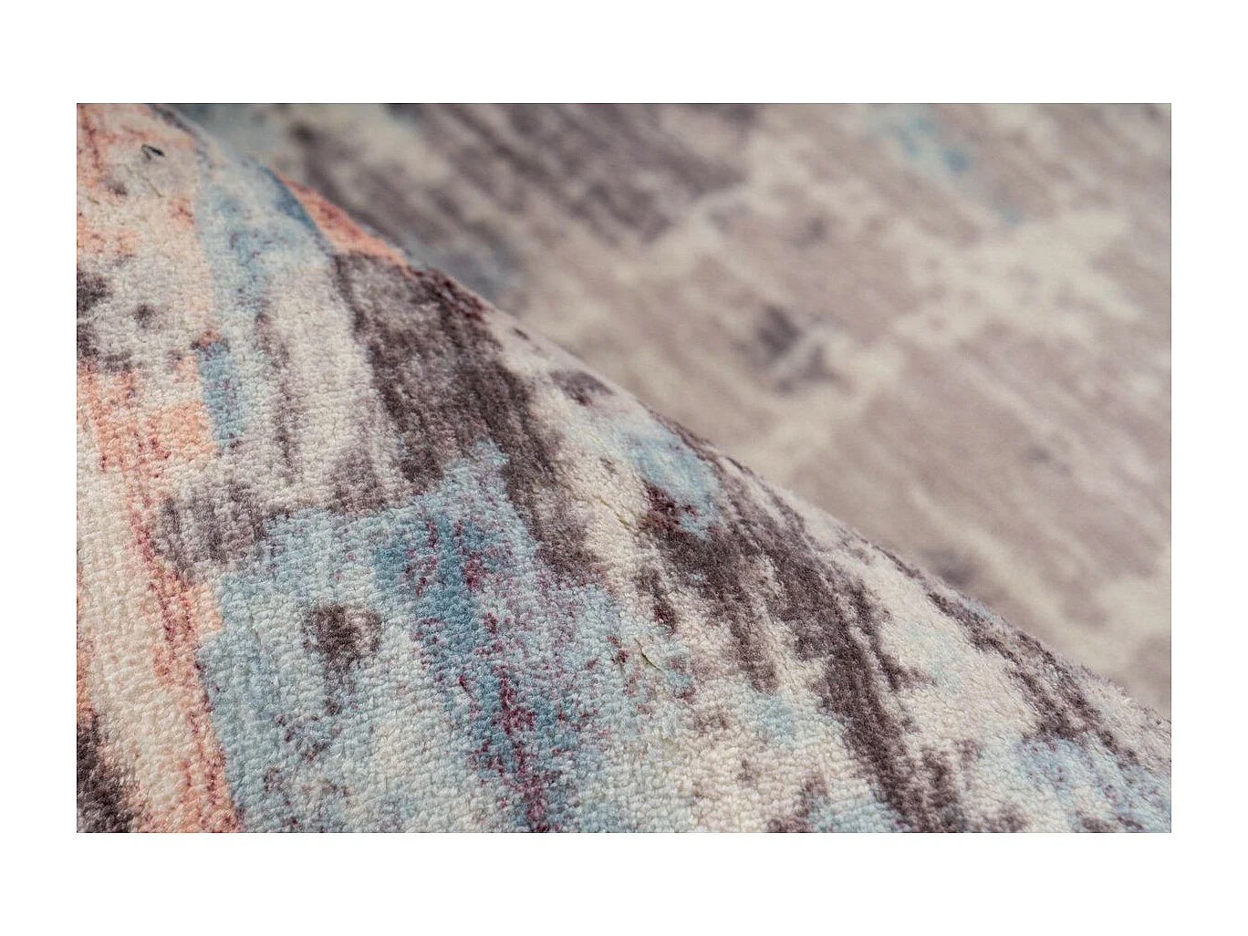 Tapis Rétro Imprimé "Piedmont" Multicolore 120 x 170 cm