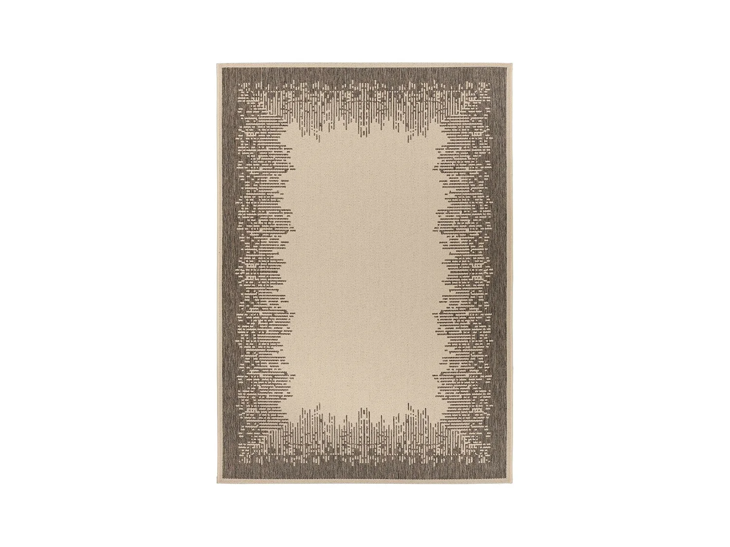 Tapis Imprimé à Poils Courts "Splash" Crème 160 x 230 cm