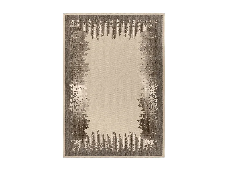 Tapis Imprimé à Poils Courts "Splash" Crème 160 x 230 cm