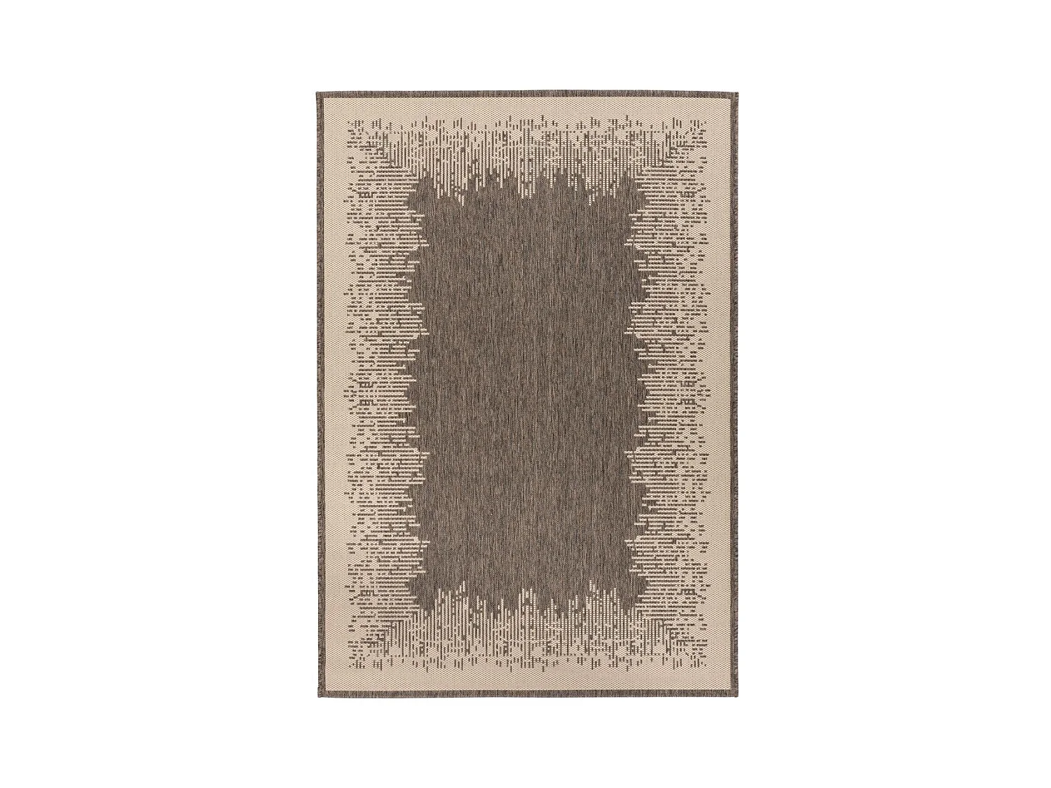 Tapis Imprimé à Poils Courts "Splash" Marron 160 x 230 cm