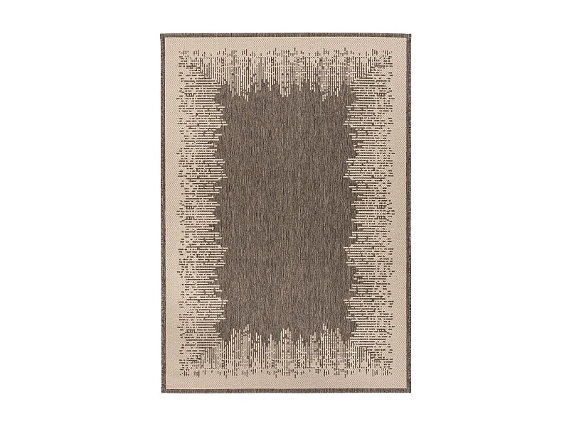Tapis Imprimé à Poils Courts "Splash" Marron 160 x 230 cm