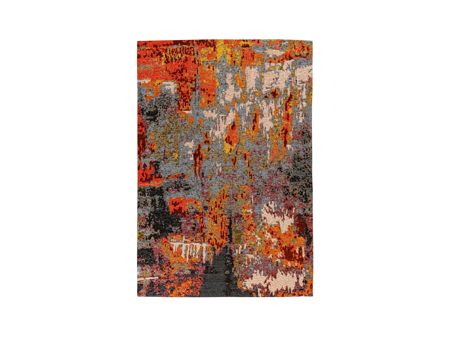 Tapis Tissé Imprimé à Motifs "Primavera III" Multicolore 80 x 150 cm