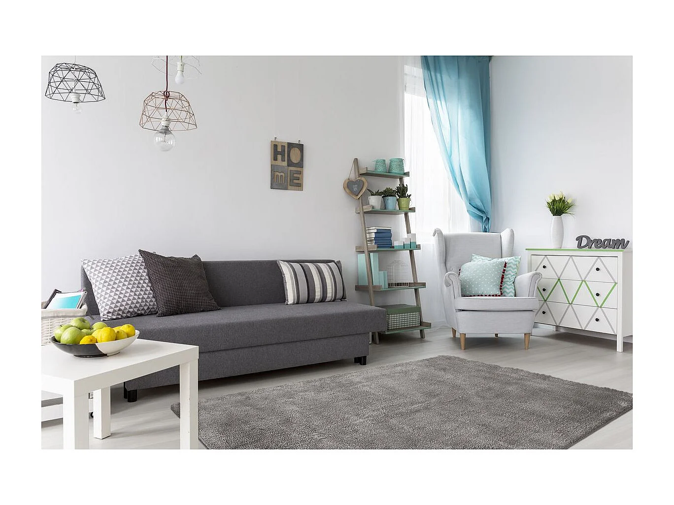 Tapis Shaggy Fait Main "Bali" Gris 160 x 230 cm