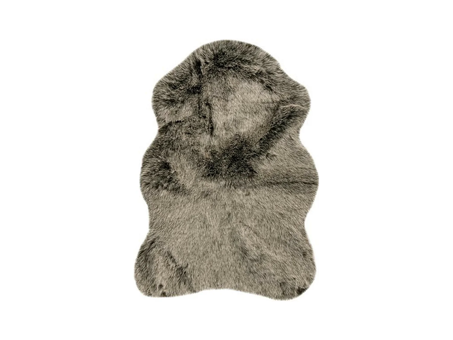 Tapis Arrondi Imitation Fourrure "Tender" Vert 60 x 90 cm