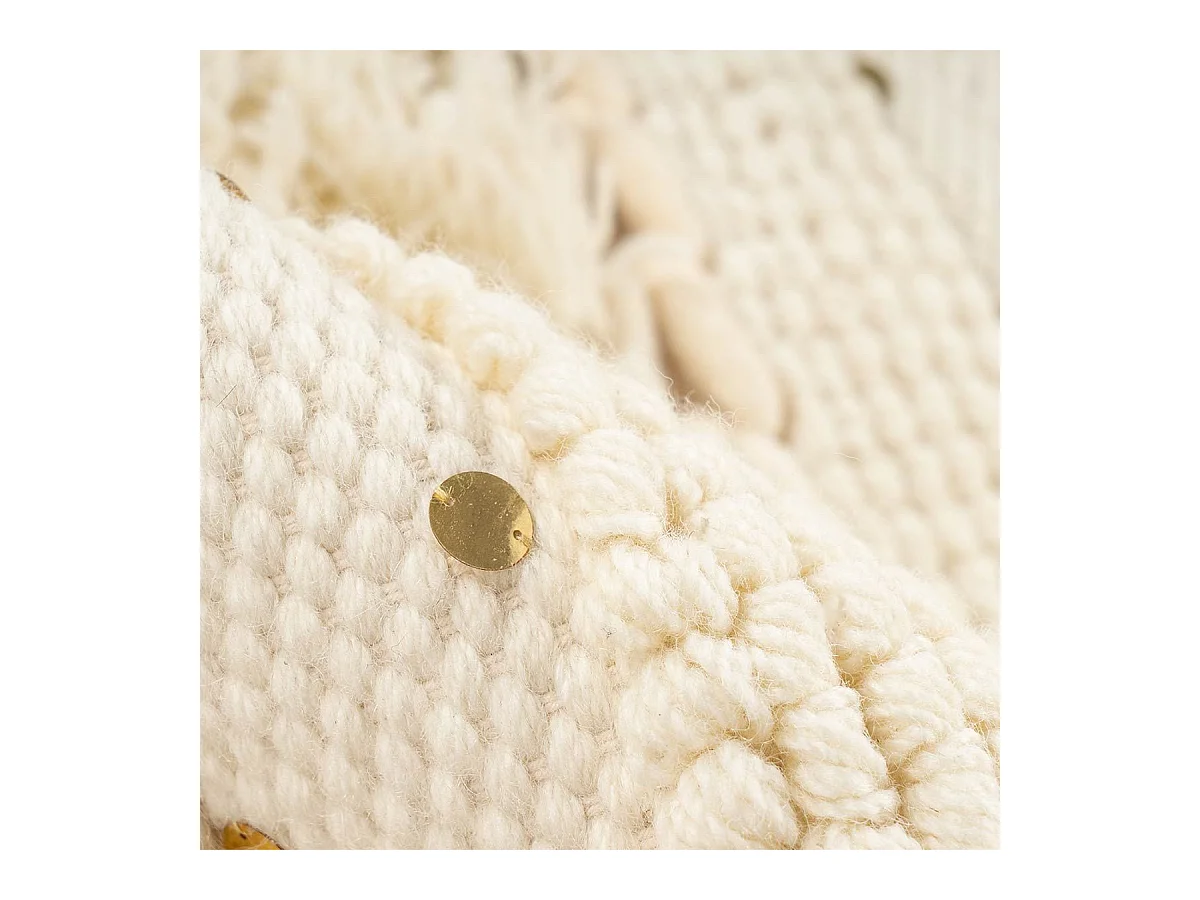 Tapis Bohème Fait à la Main "Bohist III" Crème 120 x 180 cm