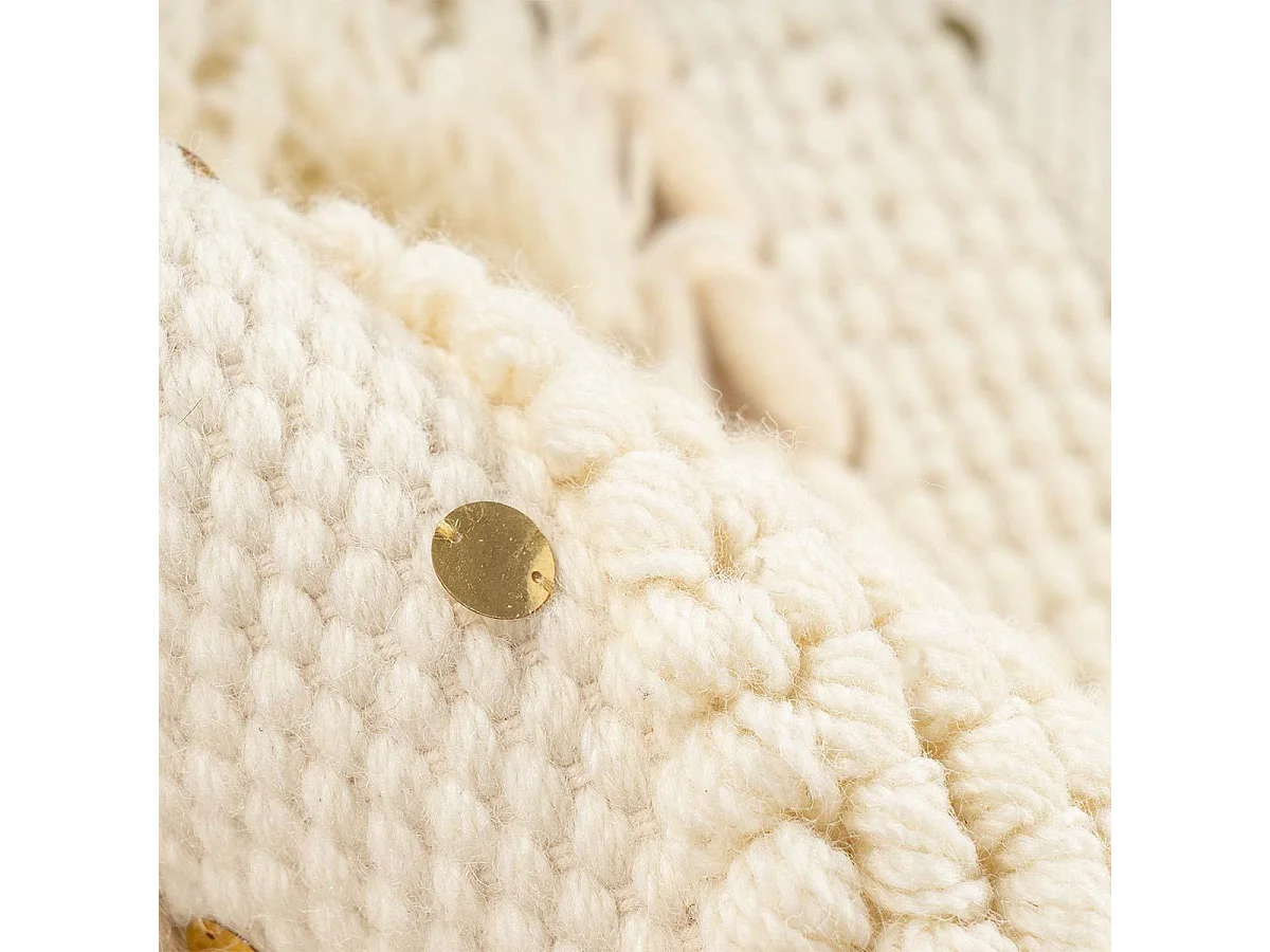 Tapis Bohème Fait à la Main "Bohist III" Crème 120 x 180 cm