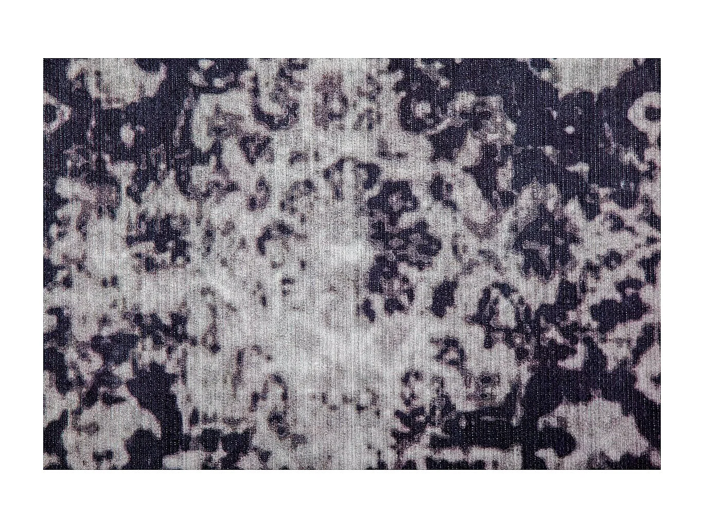 Tapis Rétro à Poils Courts "Vintage" Bleu 140 x 200 cm