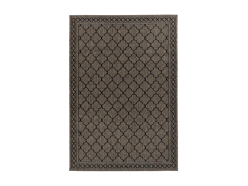 Tapis à Motifs à Poils Plats "Splash" Gris 120 x 170 cm