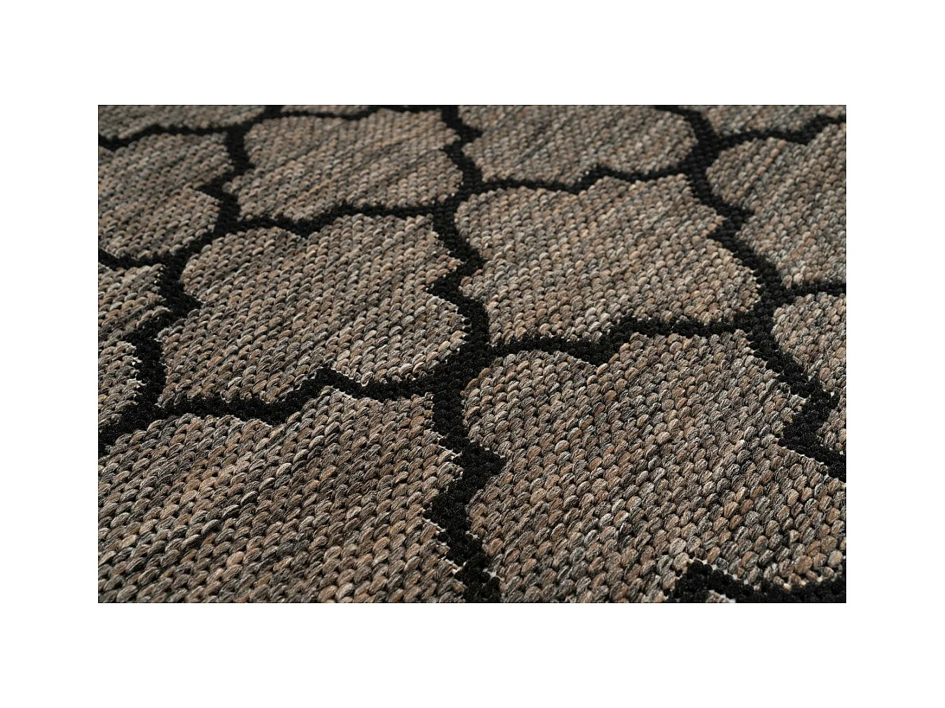 Tapis à Motifs à Poils Plats "Splash" Gris 120 x 170 cm