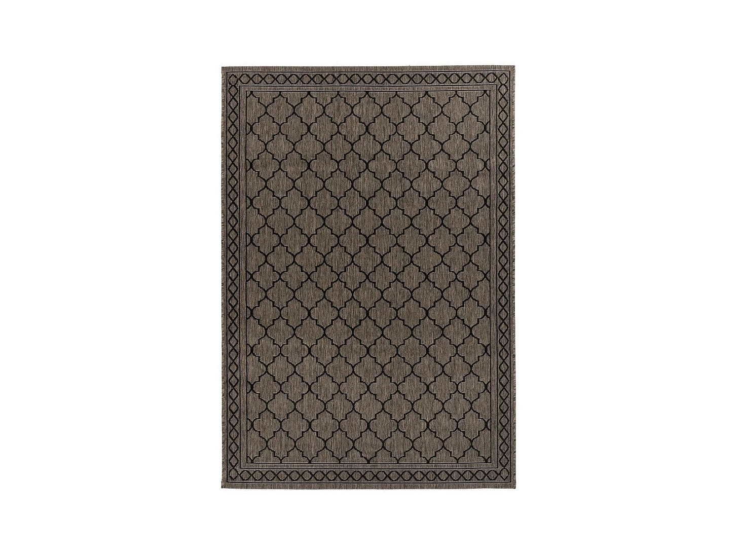 Tapis à Motifs à Poils Plats "Splash" Gris 120 x 170 cm