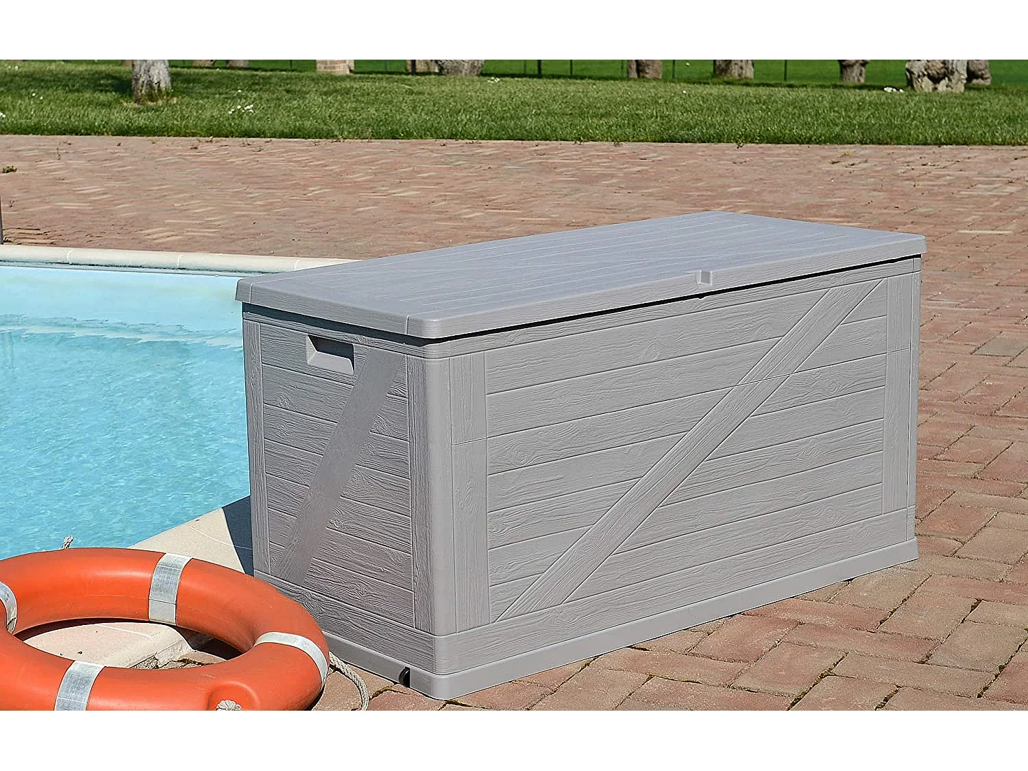 Coffre de Rangement "Multibox" 120cm Taupe