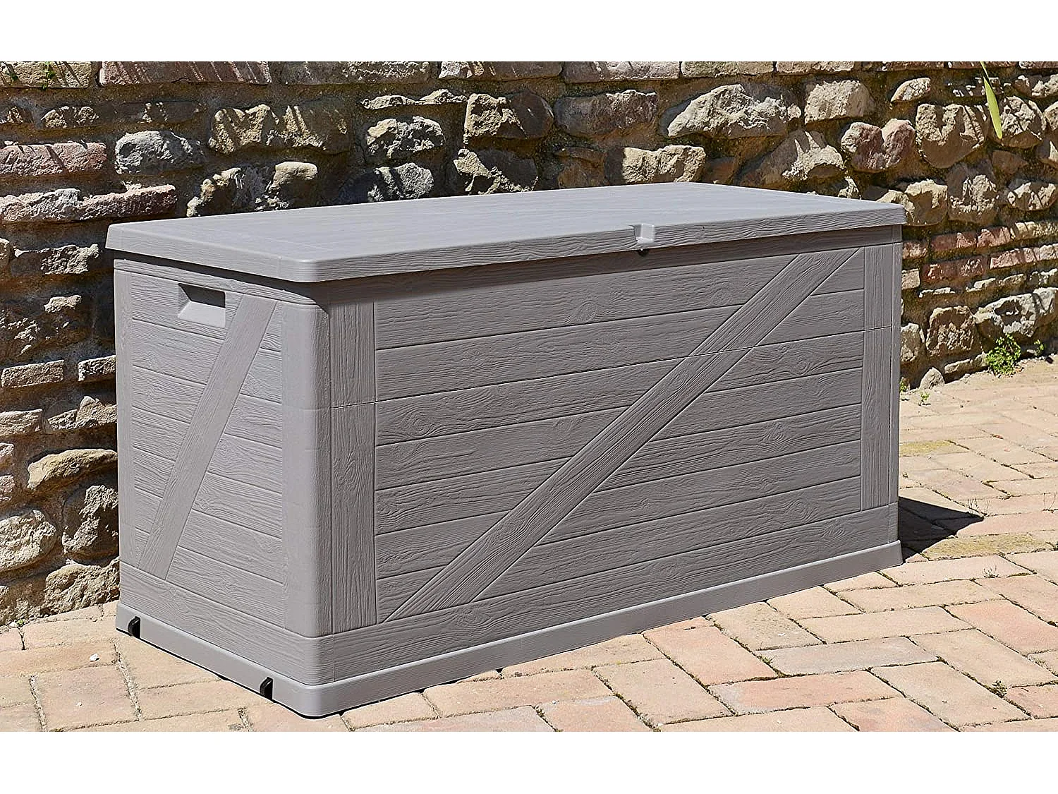 Coffre de Rangement "Multibox" 120cm Taupe