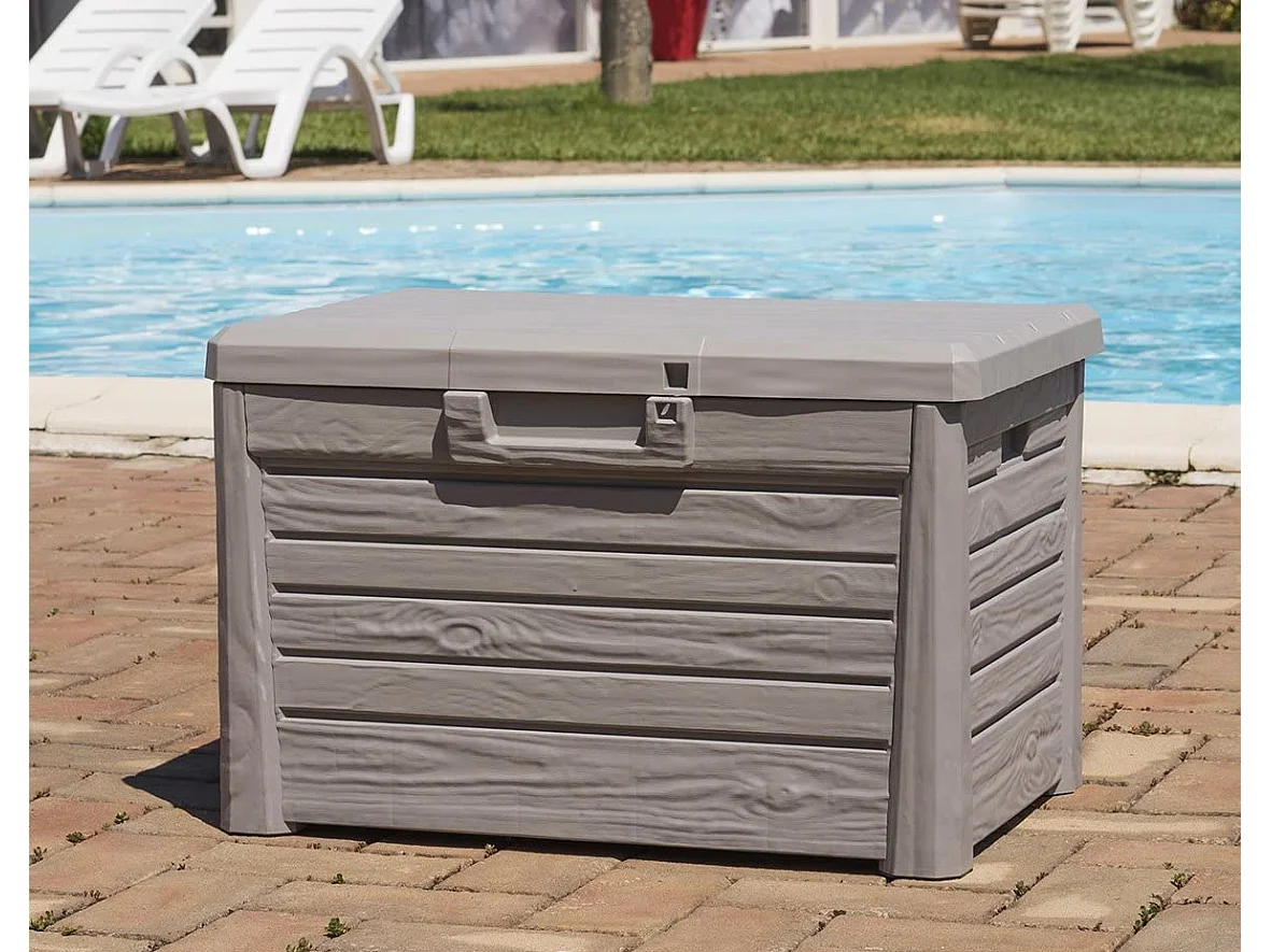 Coffre de Rangement "Florida" 151cm Taupe