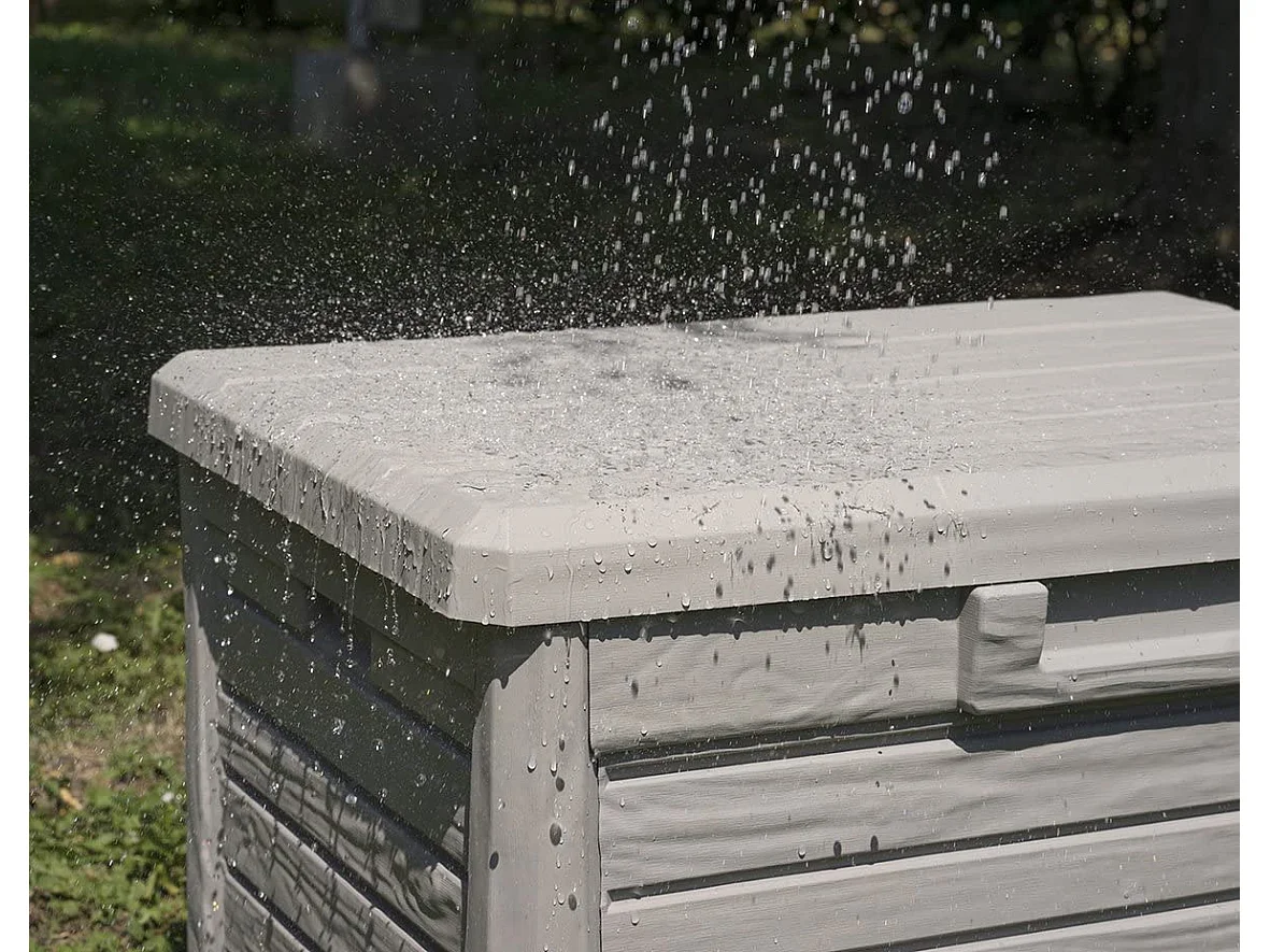 Coffre de Rangement "Florida" 151cm Taupe