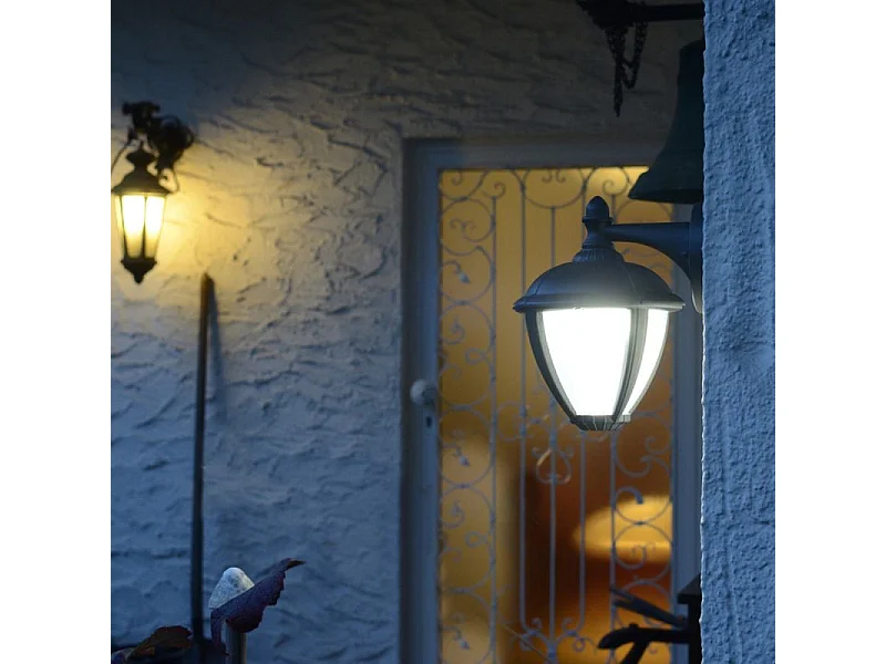 Applique Murale Extérieure LED "Unite" 20cm Noir