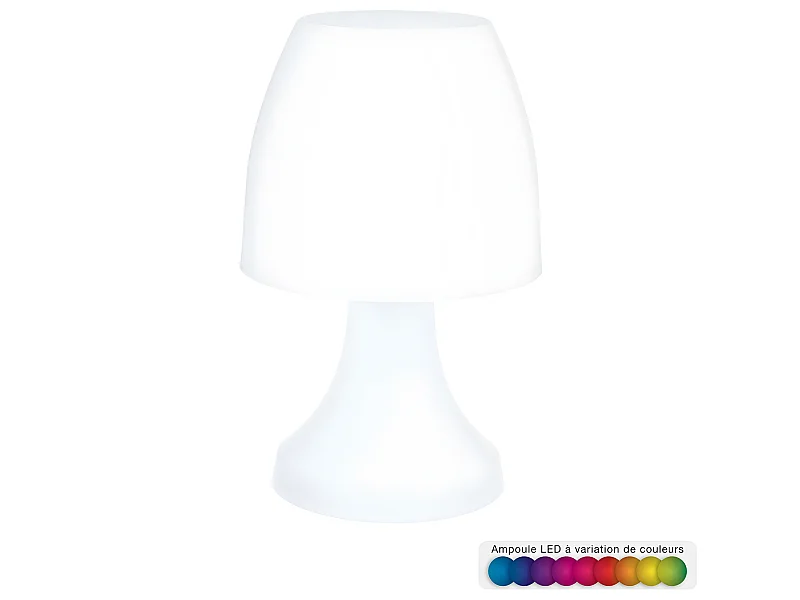 Lampe à Poser LED "Dokk" 27cm Blanc