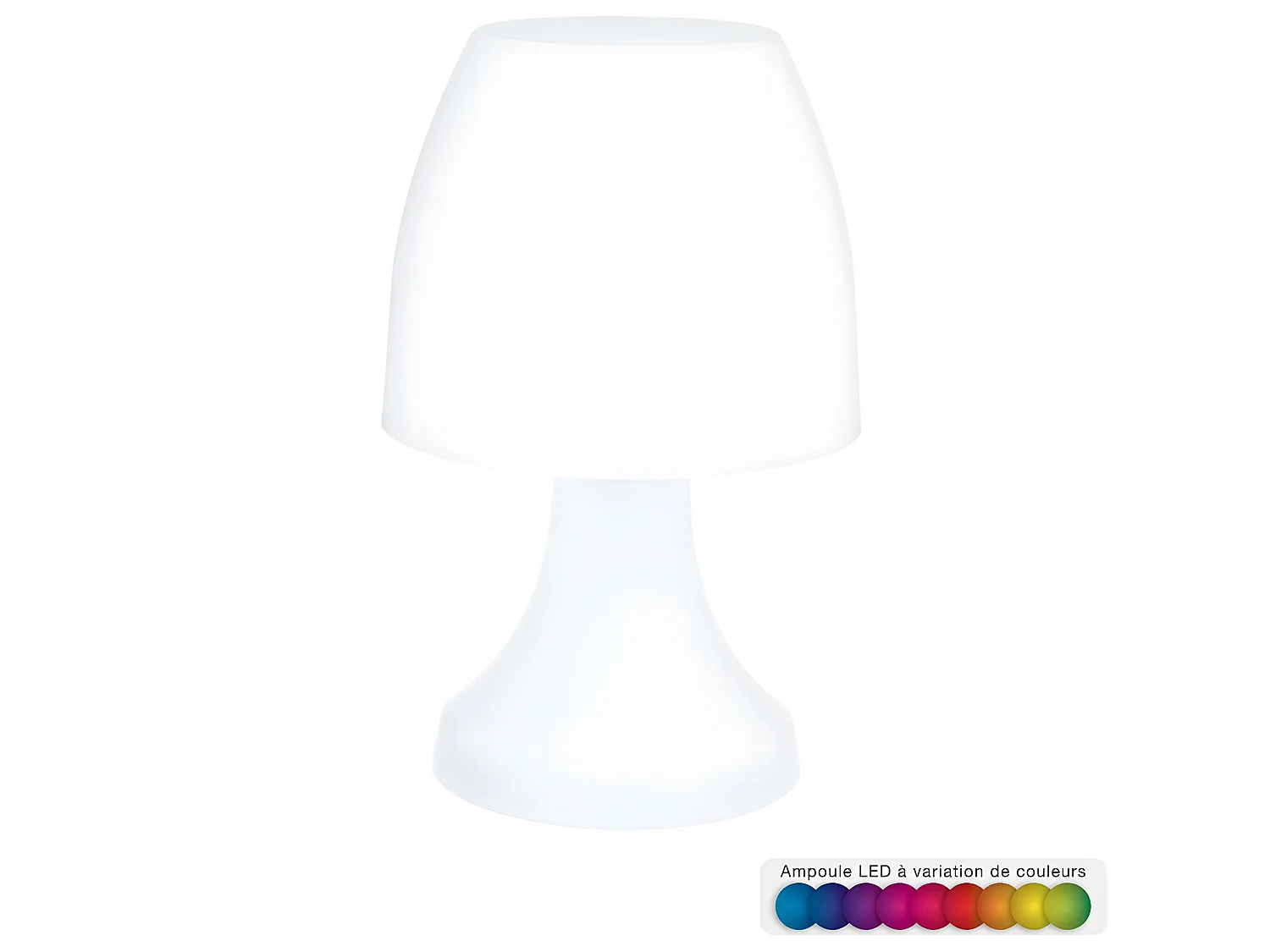 Lampe à Poser LED "Dokk" 27cm Blanc