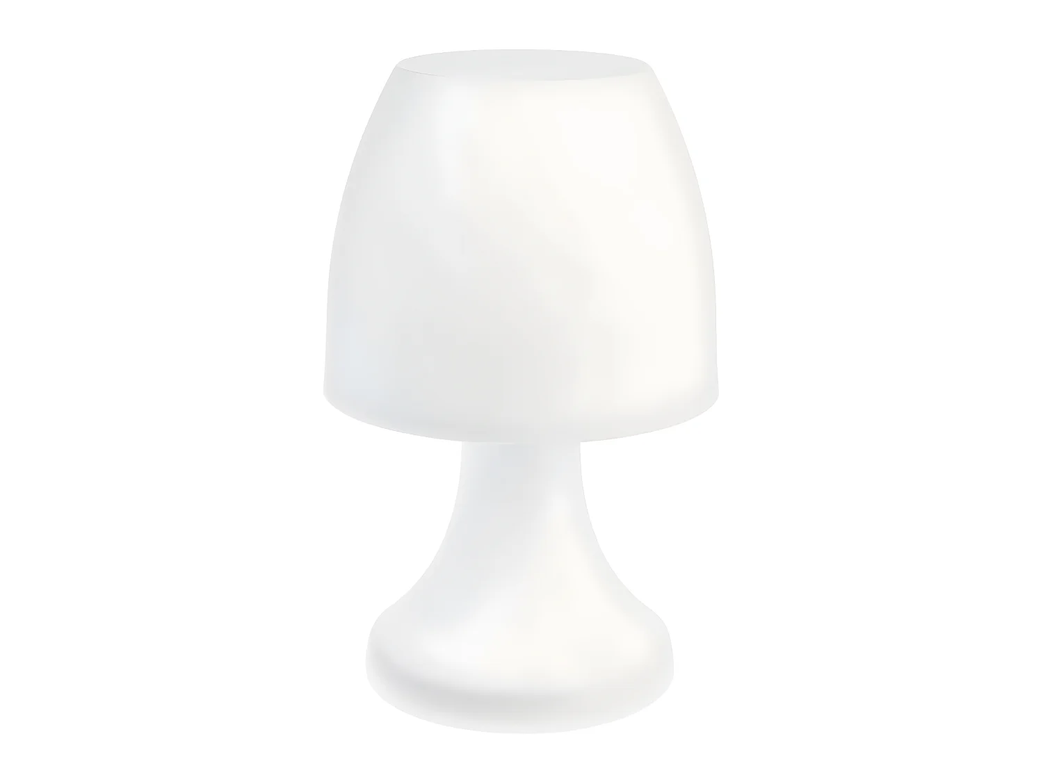Lampe à Poser LED "Ginal" 19cm Blanc