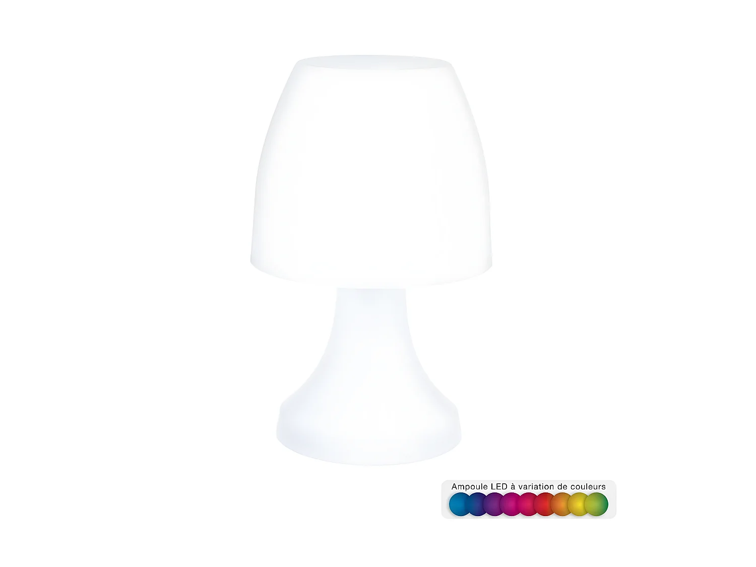Lampe à Poser LED "Ginal" 19cm Multicolore