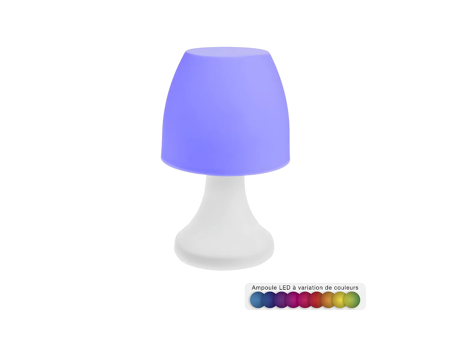 Lampe à Poser LED "Ginal" 19cm Multicolore