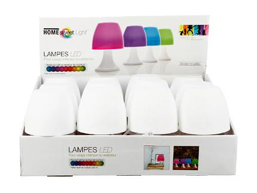 Lampe à Poser LED "Ginal" 19cm Multicolore