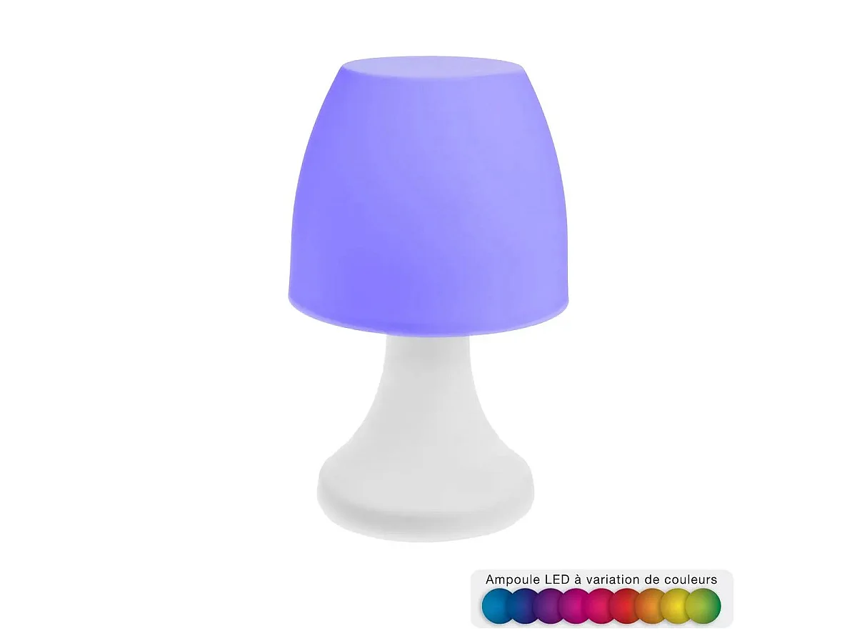 Lampe à Poser LED "Ginal" 19cm Multicolore