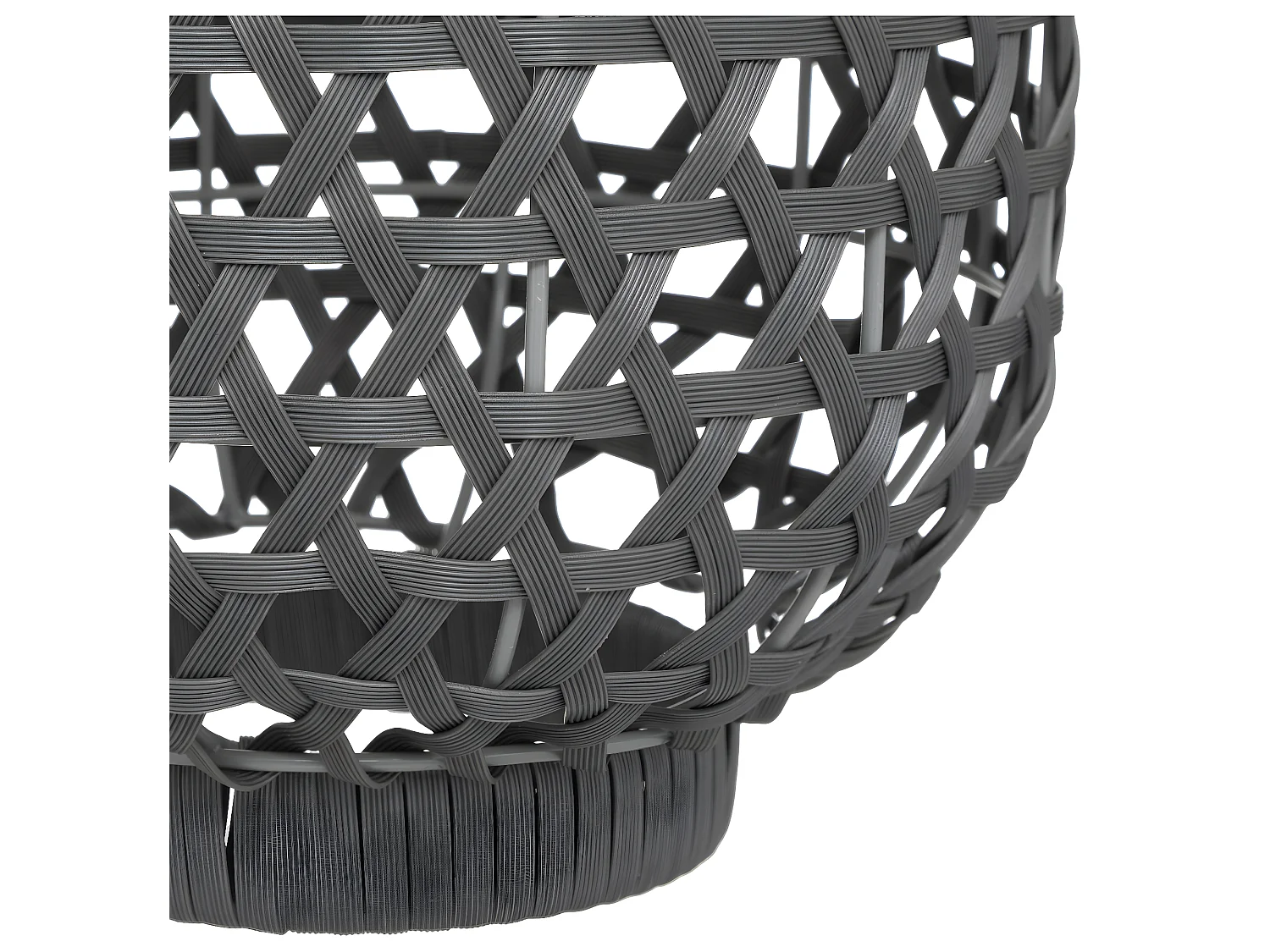 Lampe solaire en métal gris D 23 x H 32 cm à poser ou à suspendre