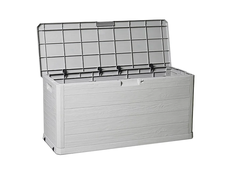 Coffre de Rangement "Woody" 56cm Taupe