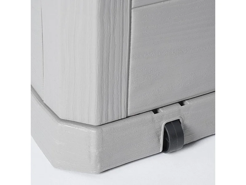 Coffre de Rangement "Woody" 56cm Taupe