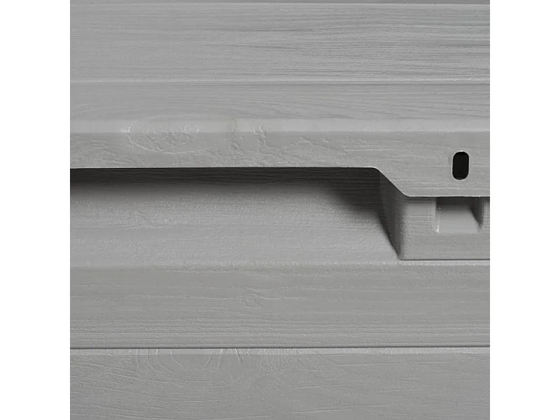 Coffre de Rangement "Woody" 56cm Taupe