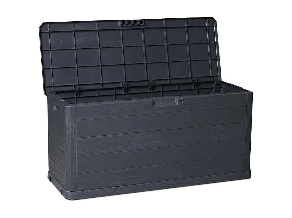 Coffre de Rangement "Woody" 56cm Anthracite