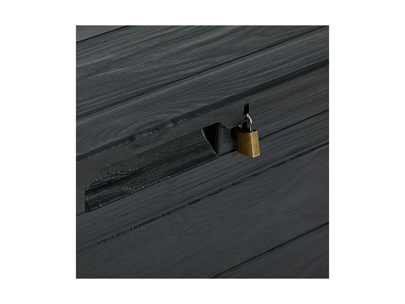 Coffre de Rangement "Woody" 56cm Anthracite