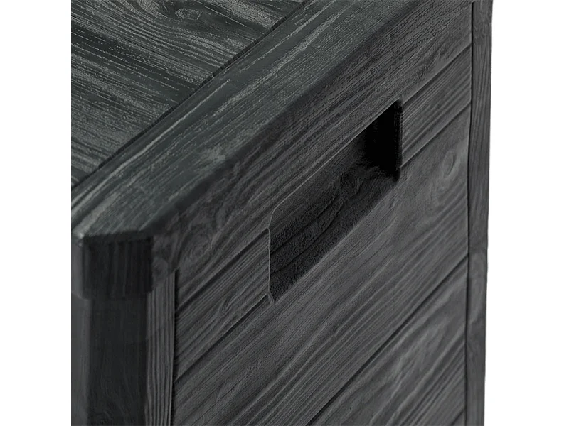 Coffre de Rangement "Woody" 56cm Anthracite