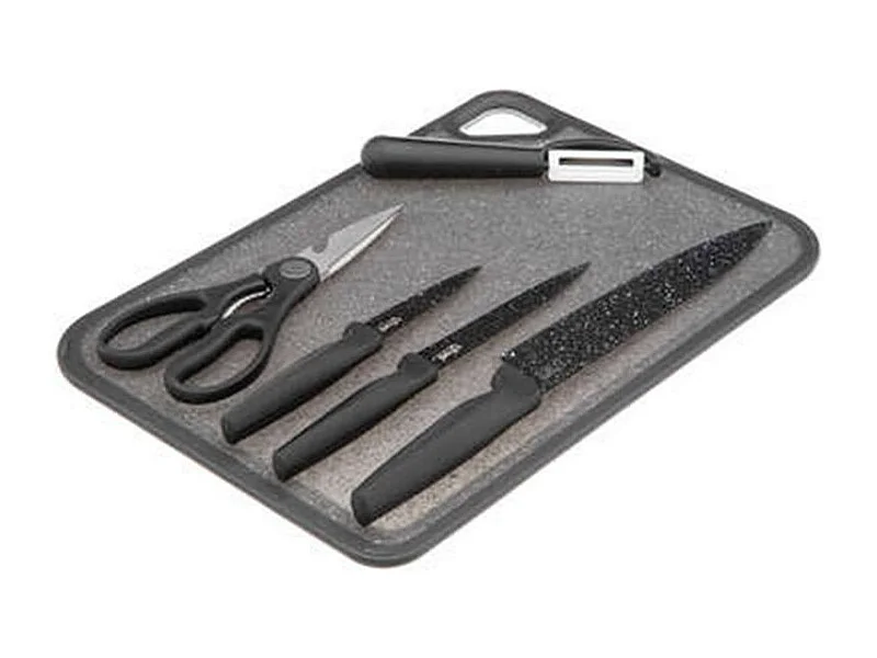 Set de Découpe Cuisine "Caractère" 36cm Gris