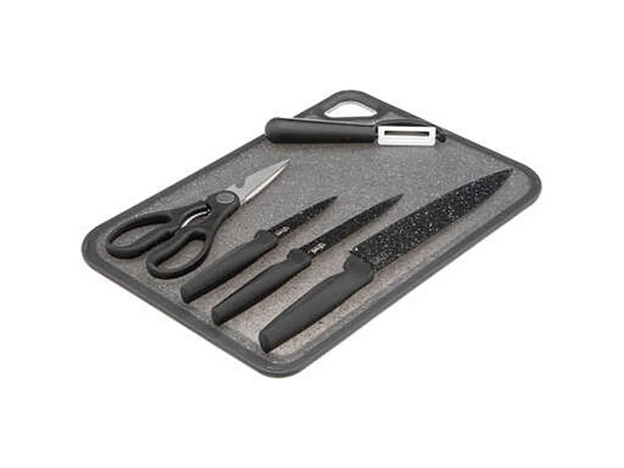Set de Découpe Cuisine "Caractère" 36cm Gris