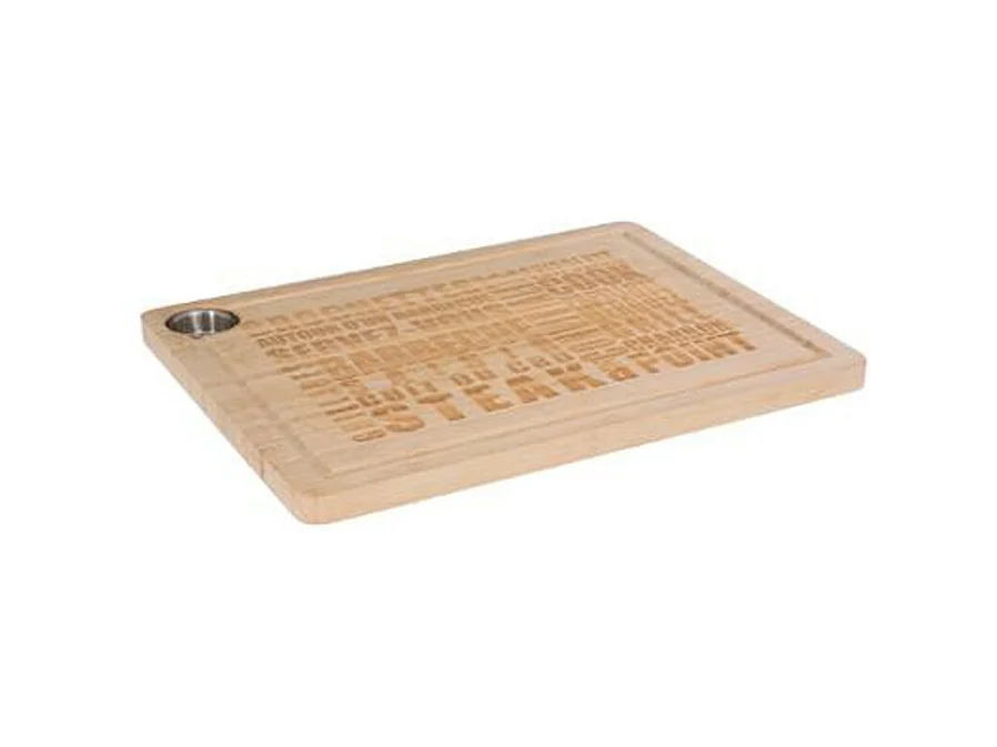 Planche à Découper "Words" 28x38cm Naturel