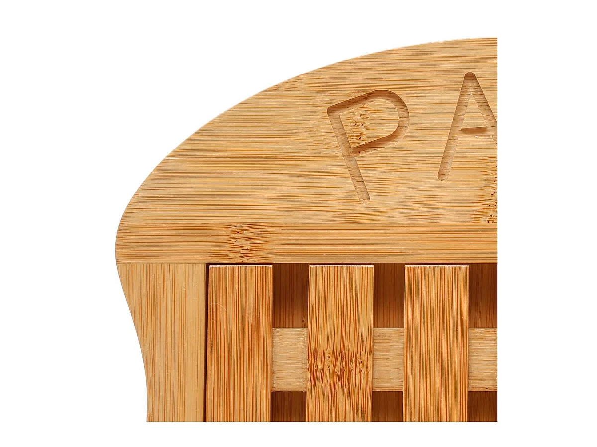 Planche à Pain Bambou "Tranche" 34cm Beige