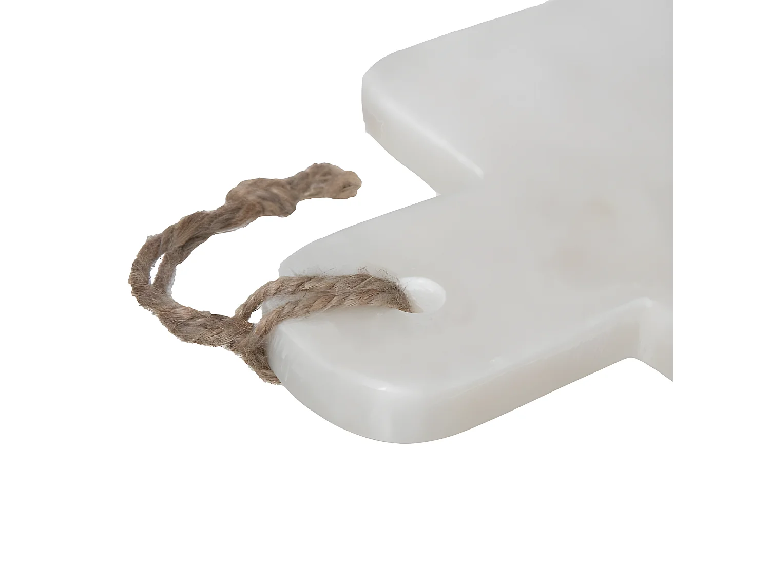 Planche à Découper en Marbre "Geom" 30cm Blanc