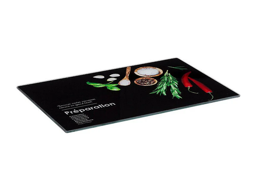 Planche à Découper "Boîtes Relief" 30cm Noir