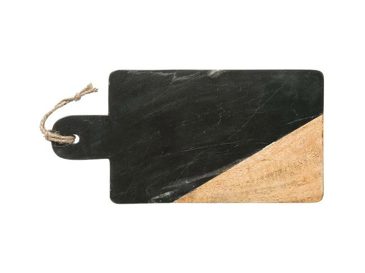 Planche à Découper en Marbre "Geom" 30cm Noir