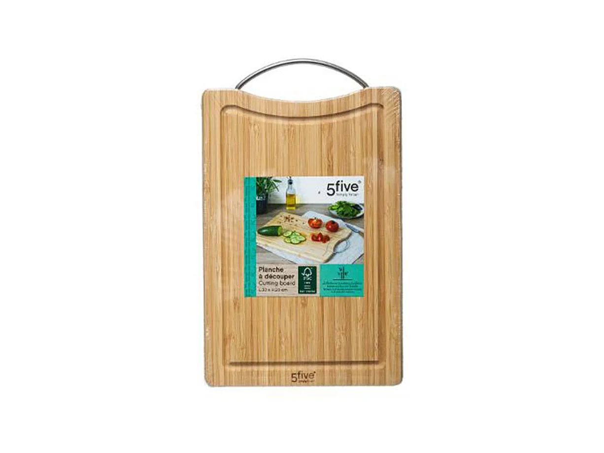 Planche à Découper "Bambou" 32cm Naturel