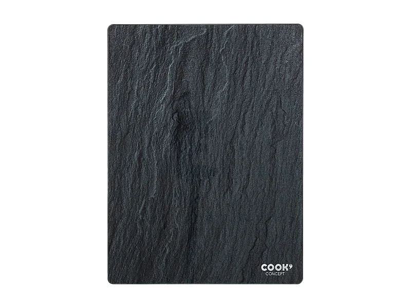 Planche A Decouper En Verre Effet Ardoise Noir